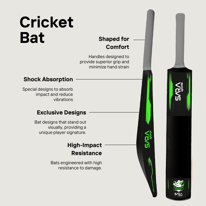Plastic Cricket Bat Sarasports 1